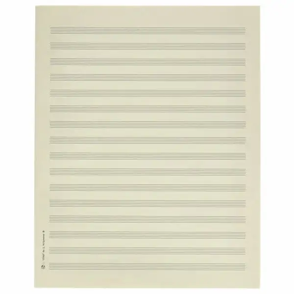 Star Sheet Music Paper Quart 8 mm
