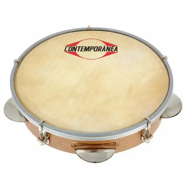 Contemporanea 08" Pandeiro Wood Real Skin
