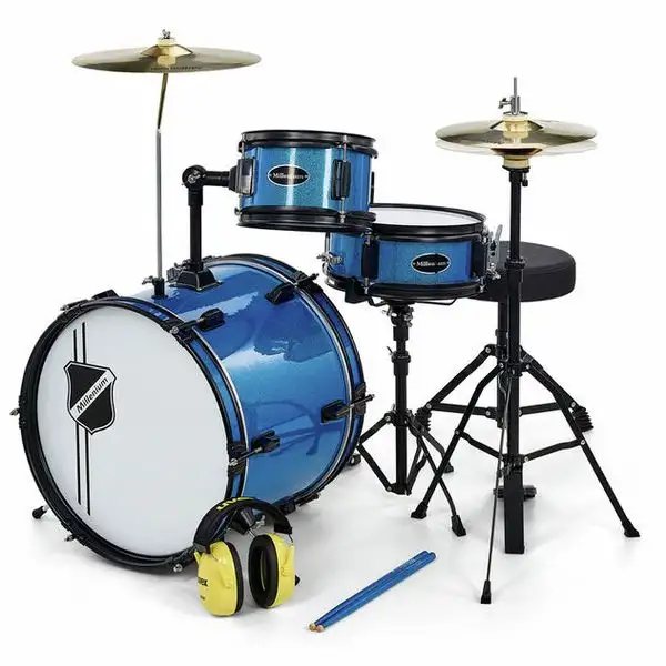 Millenium Youngster Drum Set Bundle Blue