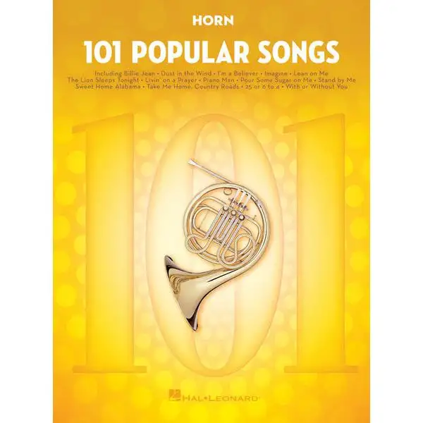 Hal Leonard 101 Popular Songs Horn