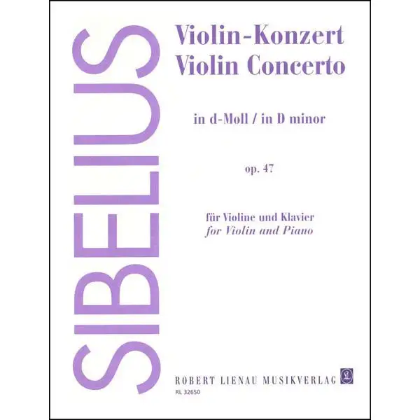 Musikverlag Robert Lienau Sibelius Violinkonzert op.47