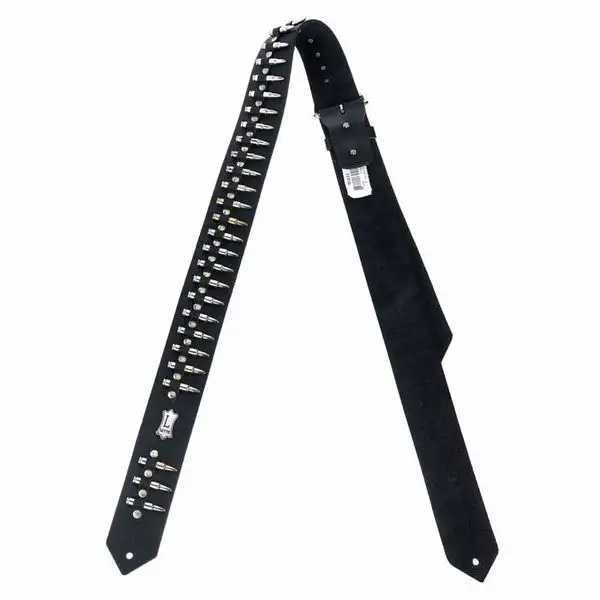 Levys Leather Strap 2" BLK Rebel