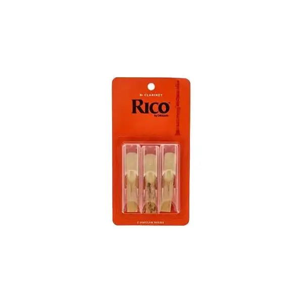 DAddario Woodwinds Rico Bb- Clar 2.0 - 3-Pack