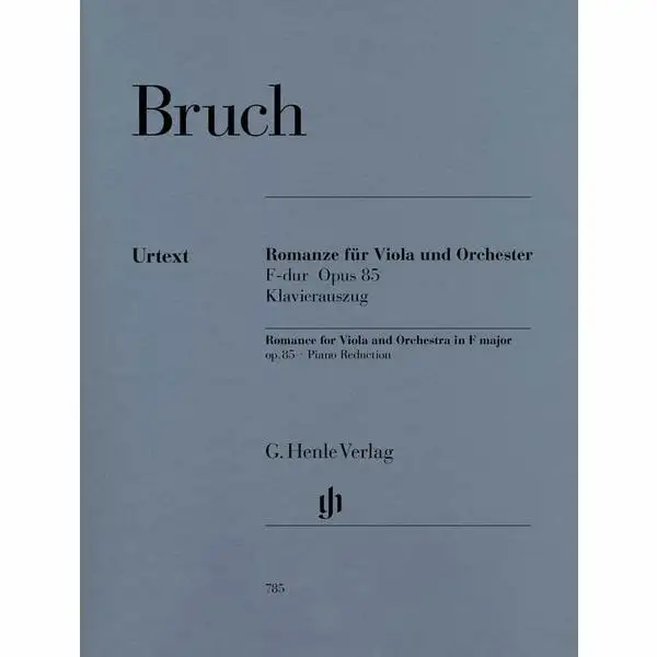 Henle Verlag Bruch Romanze op.85 Viola