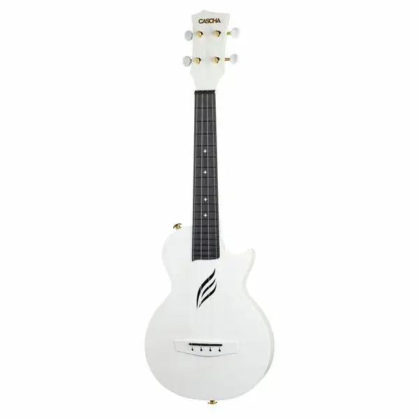 Cascha Carbon Concert Ukulele Set WH