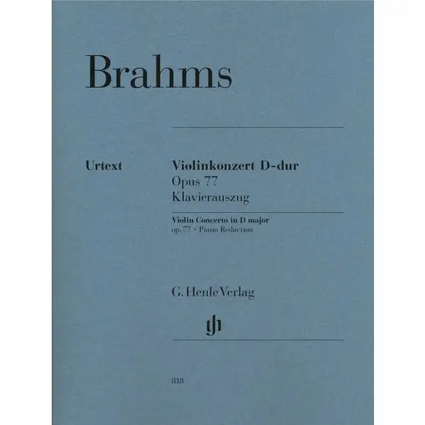 Henle Verlag Brahms Violinkonzert op.77