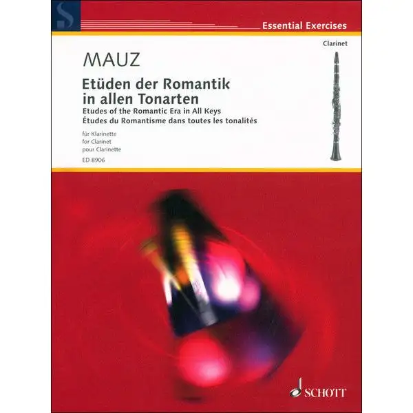Schott Etüden der Romantik Clarinet