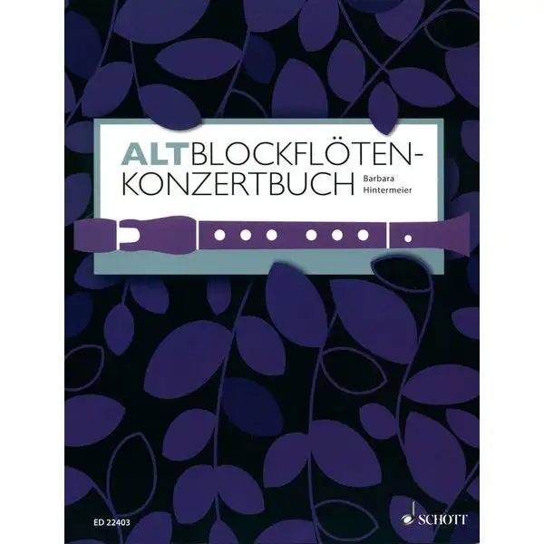 Schott Altblockflöten-Konzertbuch