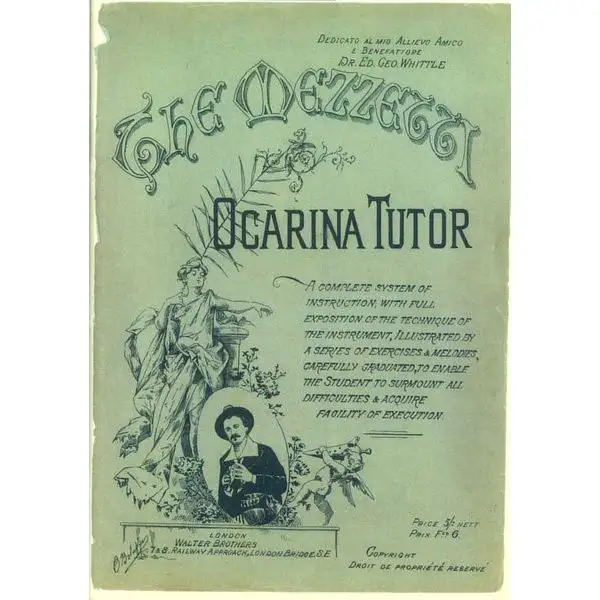 ocarinamusic 10 Hole Mezzetti Ocarina book