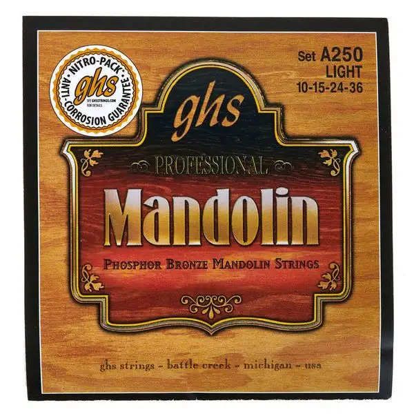GHS A250 Mandolin String Set Light