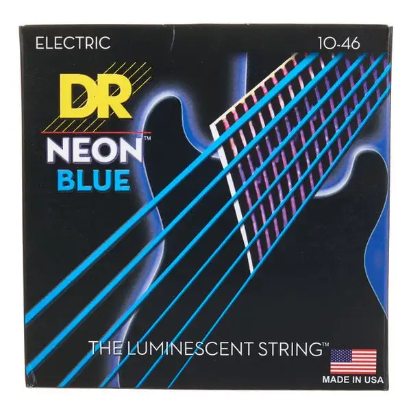 DR Strings Neon Blue NBE-10