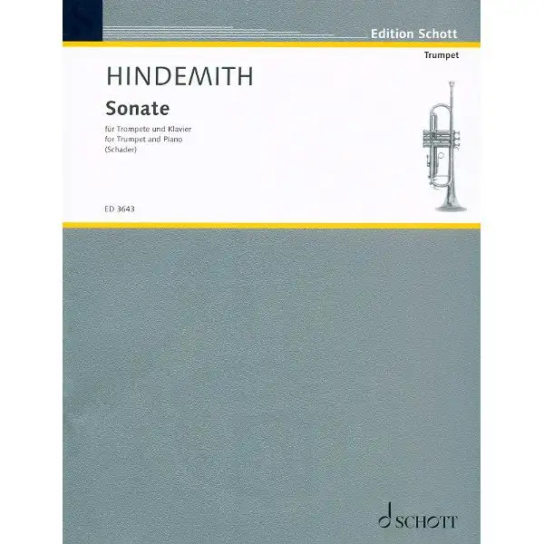 Schott Hindemith Sonate Trompete