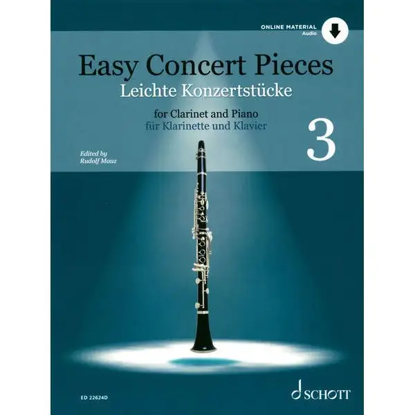Schott Easy Concert Pieces Clarinet 3