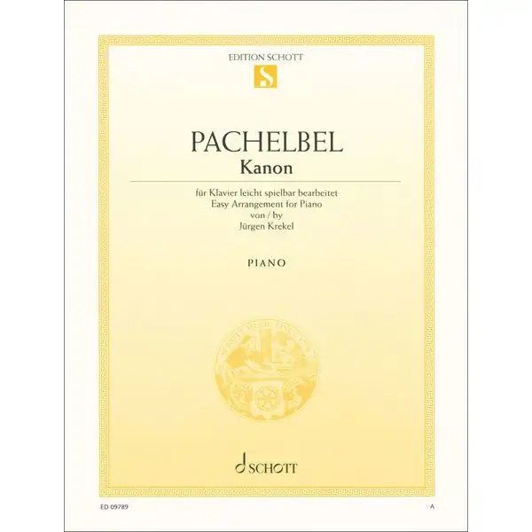 Schott Pachelbel Kanon Piano