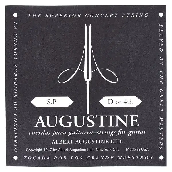 Augustine D-4 String Black Label