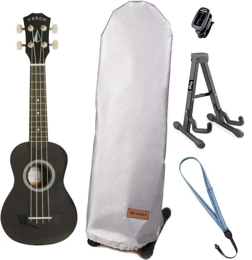 Arrow PB10 SET Black Soprano Ukulele