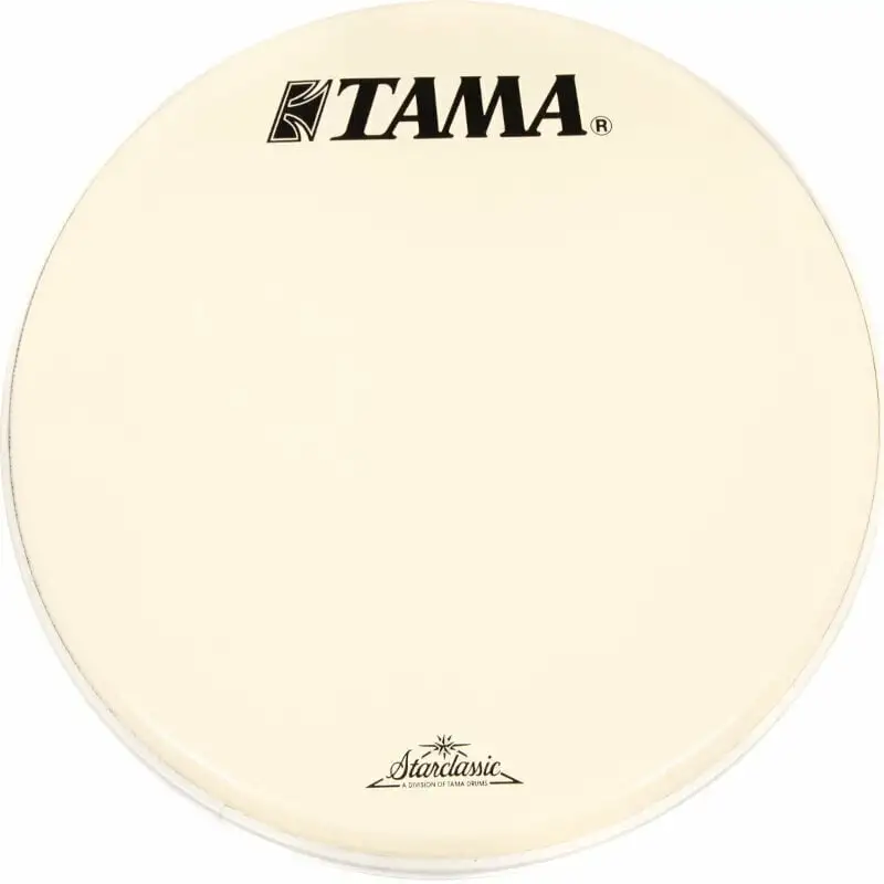 Tama CT20BMOT Starclassic Logo 20" White Resonanta trumskinn