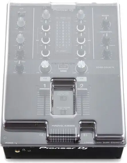 Decksaver Pioneer DJM-250 MK2/DJM-450 Skyddshöljen för DJ-mixers