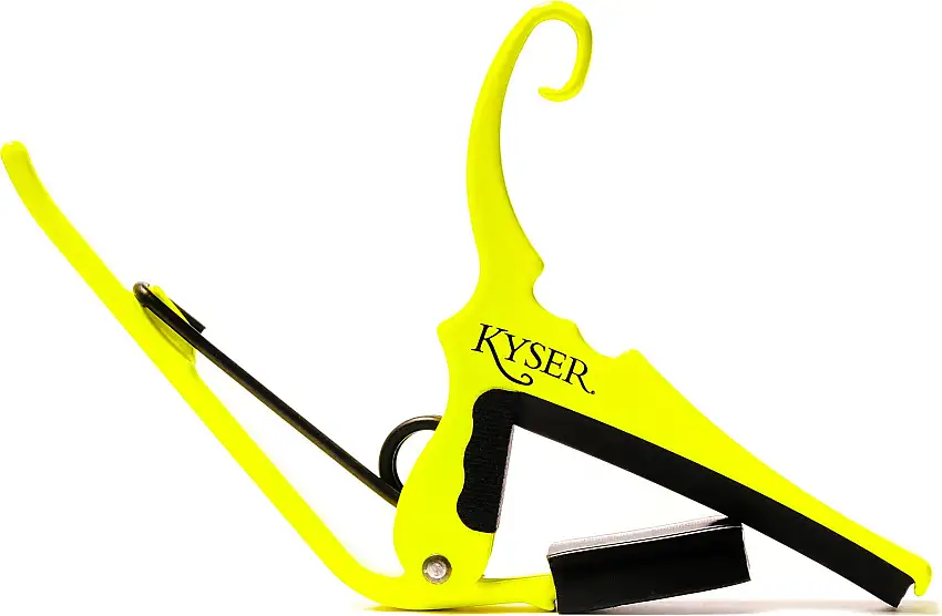 Kyser KG6NYA Quick-Change Neon Neon Yellow Akustisk gitarr Capo