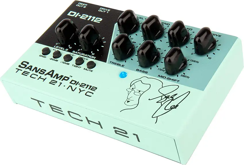 Tech 21 DI-2112 Geddy Lee Preamp Basgitarr effektpedal