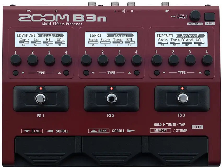 Zoom B3n Basgitarr Multi-Effect