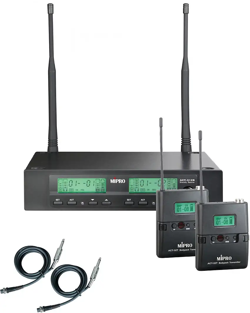 MiPro ACT-3 Guitar Set Dual Trådlöst system