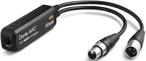 Audinate Dante AVIO AES3 IO 2x2 Dante - AES3/EBU Adapter Digital ljudomvandlare
