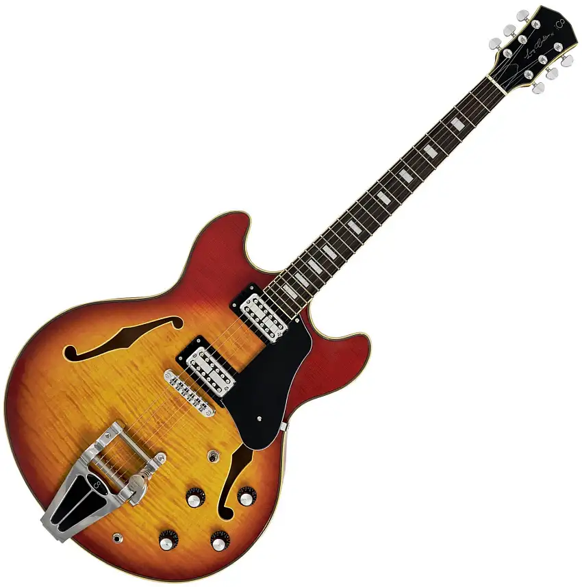 Sire Larry Carlton H7T Cherry Sunburst Halvakustisk gitarr