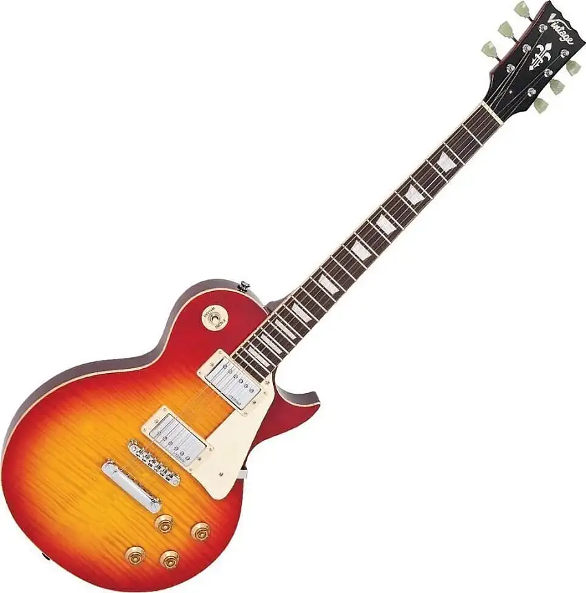 Vintage V100 Cherry Sunburst Elektriska gitarrer