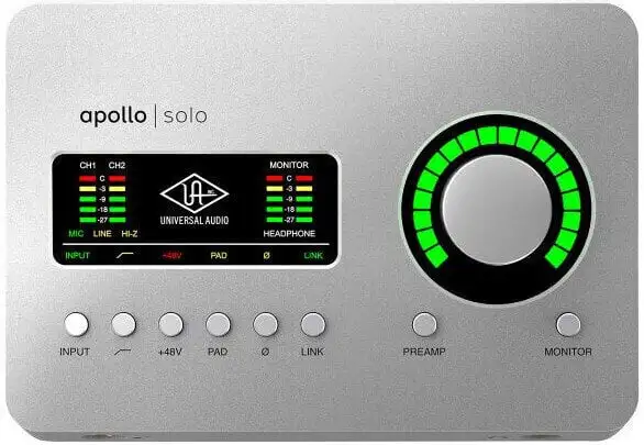 Universal Audio Apollo Solo Thunderbolt ljudgränssnitt