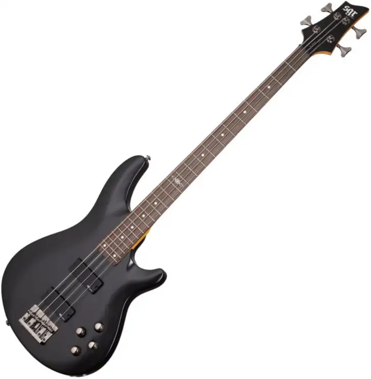 Schecter C-4 SGR Midnight Satin Black 4-strängad basgitarr