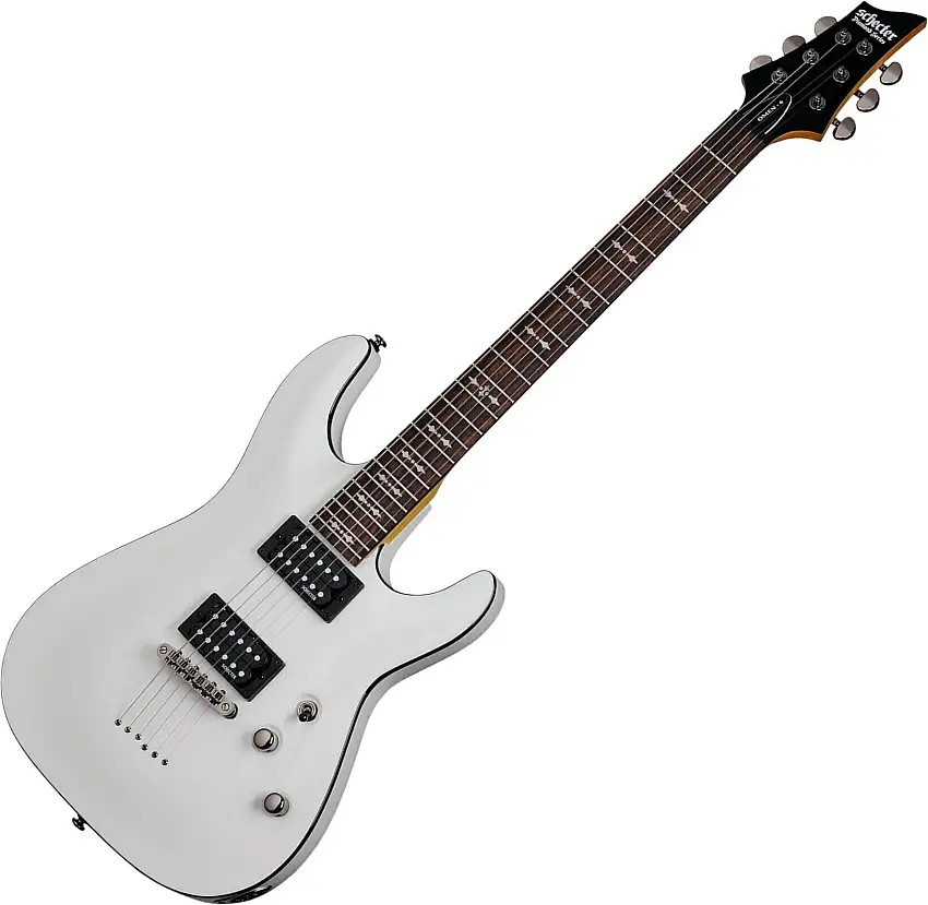 Schecter Omen 6 Vintage White Elektrisk gitarr