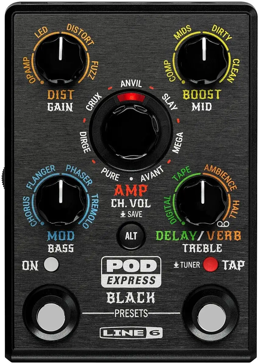 Line6 Pod Express Black Gitarr Multi-effekt