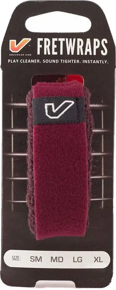 Gruv Gear Fretwrap SM Burgundy Strängdämpare