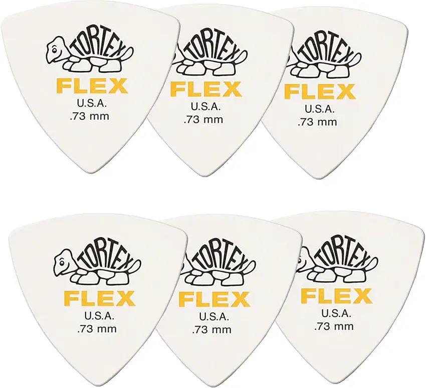 Dunlop 456P 0.73 Tortex Flex Triangle Plocka