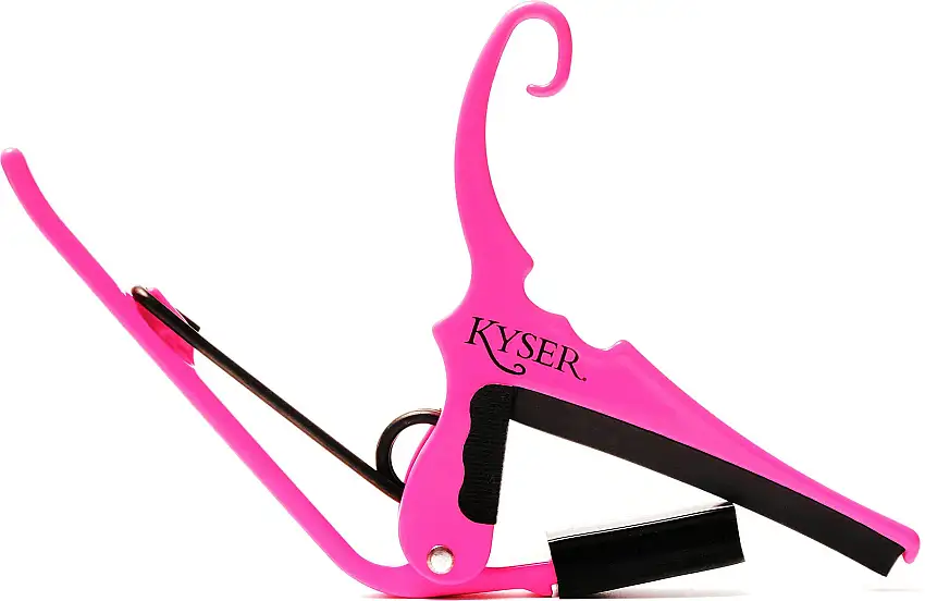 Kyser KG6NPA Quick-Change Neon Neon Pink Akustisk gitarr Capo