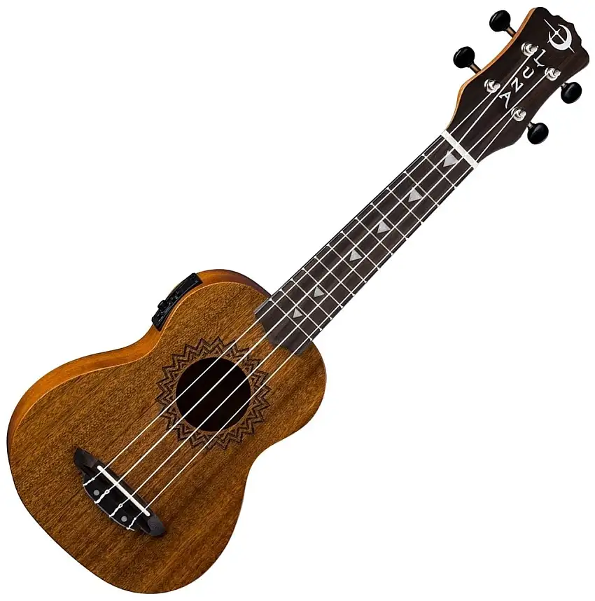 Luna UKE VMS EL Natural Soprano Ukulele