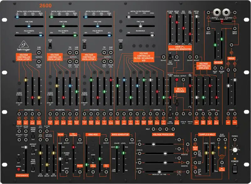 Behringer 2600 EU Synthesizer Black