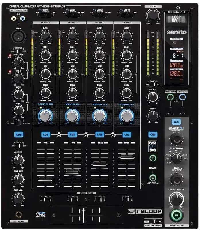 Reloop RMX 90 DVS DJ Mixer