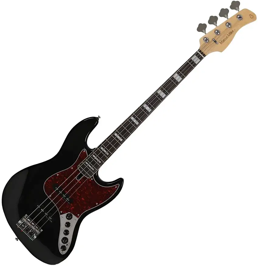 Sire Marcus Miller V7 Alder-4 2nd Gen Black 4-strängad basgitarr