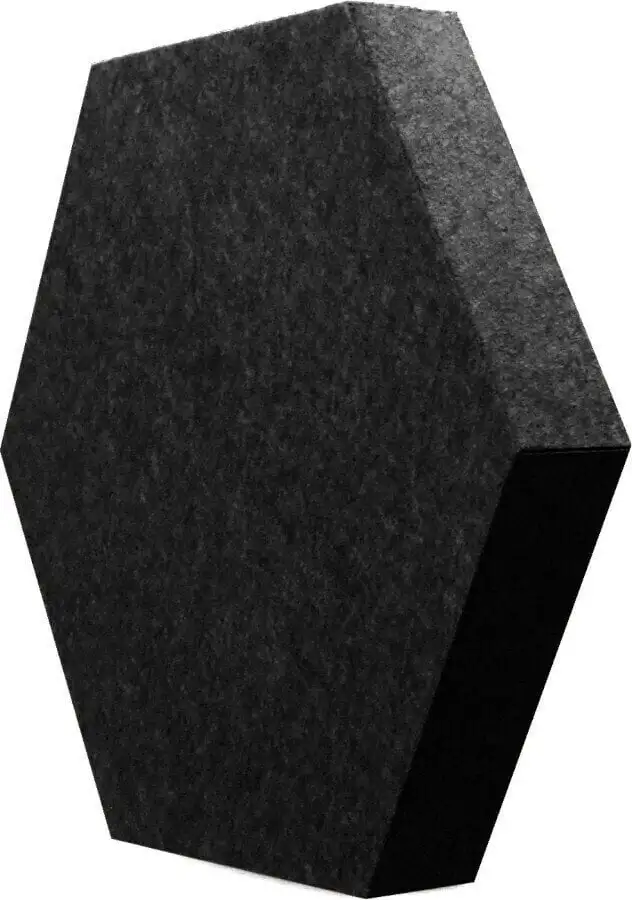 Mega Acoustic HEXAPET GP09 Black Absorberande skumplastpaneler