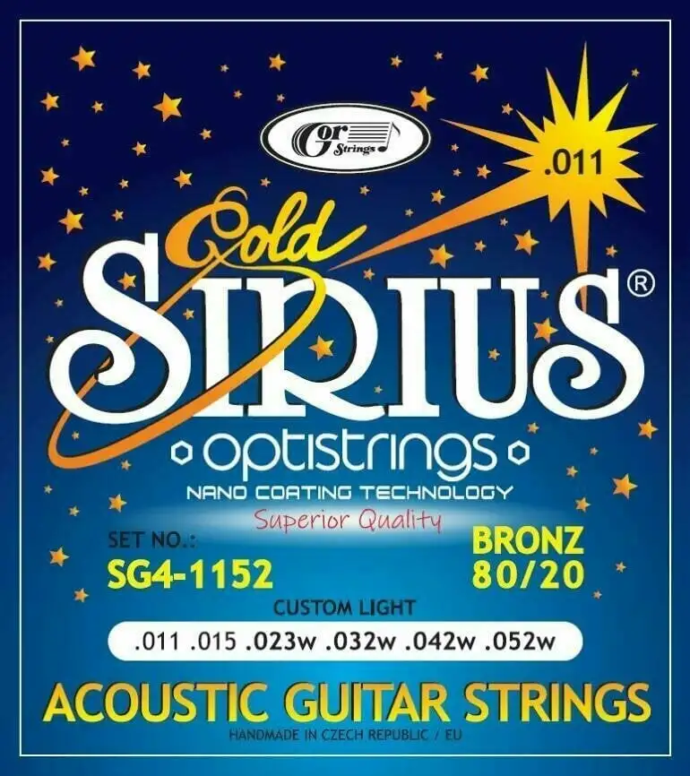 Gorstrings SIRIUS Gold SG4-1152 Gitarrsträngar