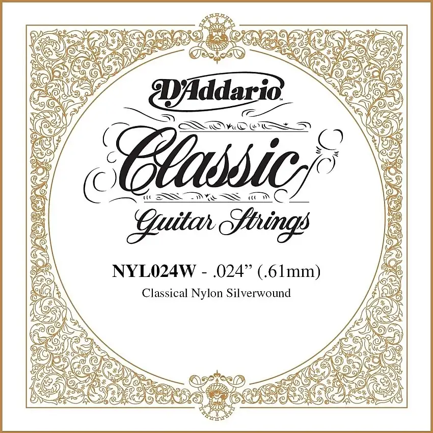 D'Addario NYL024W Enkel gitarrsträng