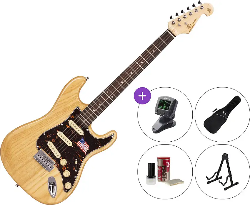 SX SST/ASH/R SET Rosewood-Natural Elektriska gitarrer