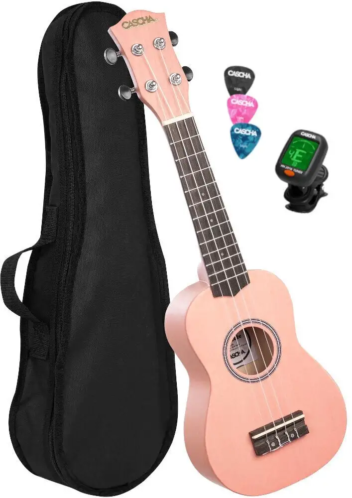 Cascha HH 3976 EN Pink Soprano Ukulele
