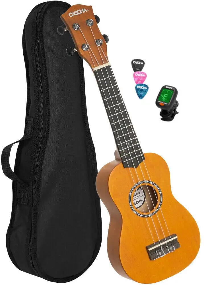 Cascha HH 3973 EN Yellow Soprano Ukulele