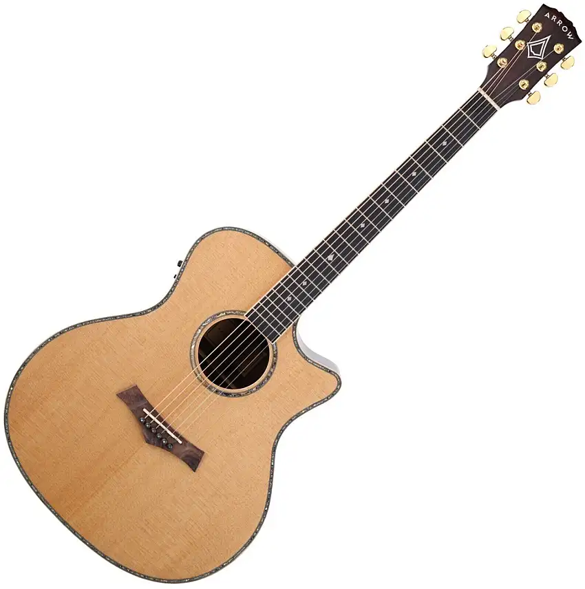 Arrow Platinum Elite A CE Natural elektroakustisk gitarr