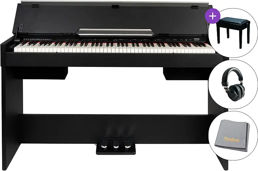 Pianonova El Clasico Black SET Black Digitalpiano
