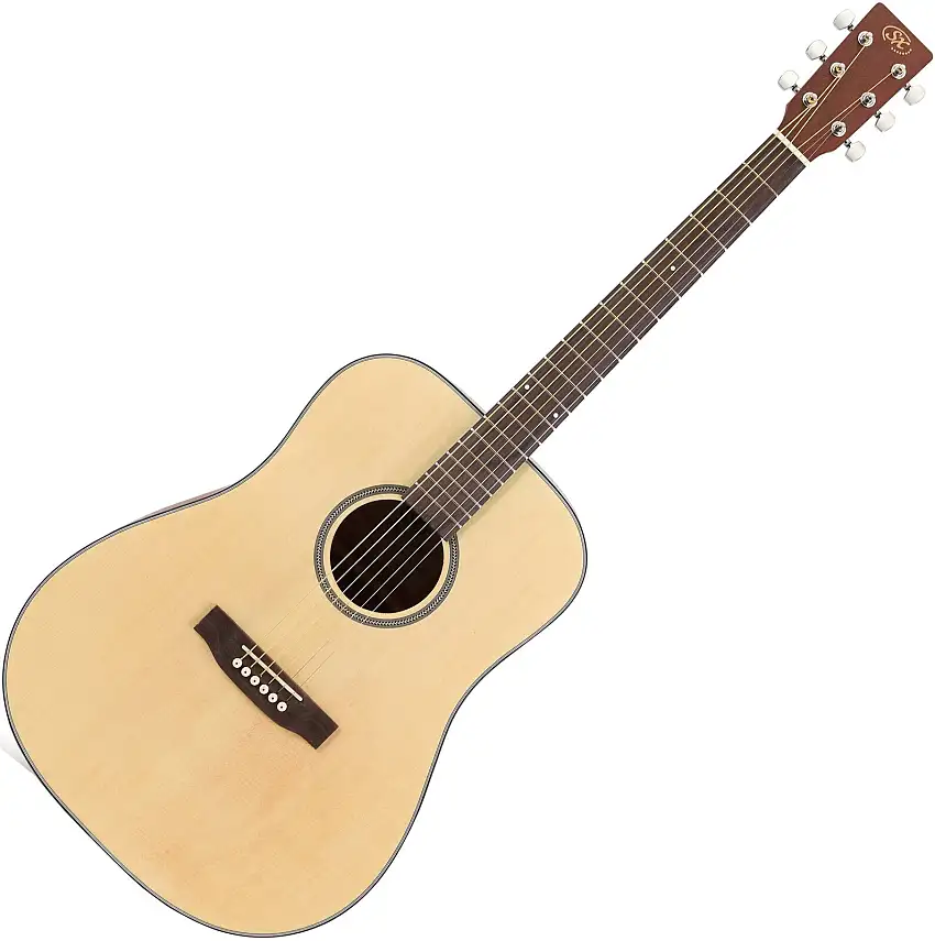 SX SD304 Natural Dreadnought-gitarr