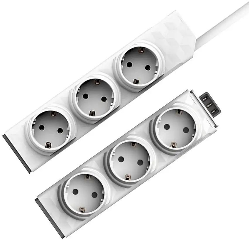 PowerCube PowerStrip Modular Switch 1,5m + modul Strip 1,5 m Strömkabel